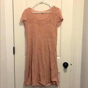 Pink Blush Maternity Dress